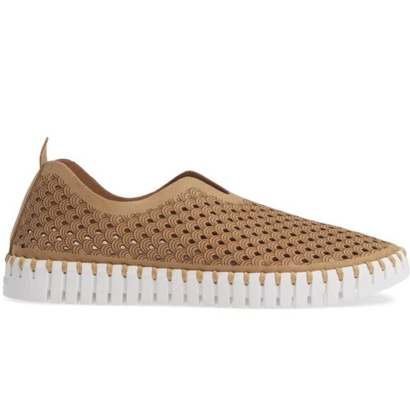 ILSE JACOBSEN Tulip 139 Perforated Slip On Shoes Size 39 - Picture 1 of 11